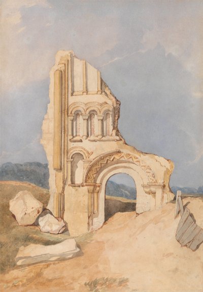 Ruin of a Norman Church by John Sell Cotman